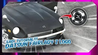 How To Make Logo Datsun Fairlady Z Tutorial Design Car Parking Multiplayer