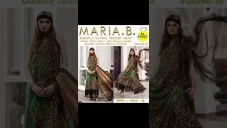 ☘️`````☘️          *MARIA B (2023)**DIGITAL PRINT KARANDI VOLUME**Best Quality Airjet Karandi*✔️