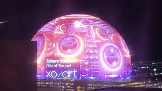 Las Vegas Sphere from the High Roller 