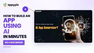 Build an App in Minutes Using AI 🤯 | Appy Pie AI App Builder Tutorial (No Code)