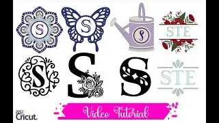 Creare monogrammi con Cricut Monogram Maker