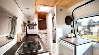 Mercedes Sprinter Luxury Van Conversion FULL TIMELAPSE with 360 Camera