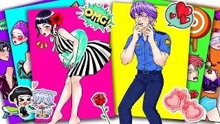 KPOP DEMON HUNTER - MYSTERY SAJA BOYS Caught ZOEY HUNTRIX | Sticker Book DIY