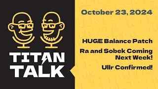 Titan Talk! Hosted by Isiah and Killgoon // October 23rd