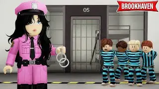 J'ARRÊTE TOUT LES GARÇONS EN POLICIÈRE SUR BROOKHAVEN ROBLOX !