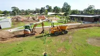 Playground Construction Time Lapse - Meadowbank Park Regional Playground