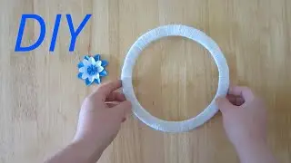 DIY WALL HANGING DECOR IDEA WITH WOOL AND PAPER