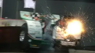 Tractor Pulling Mini Unlimited Blows Engine - European Superpull (Lucky Ducky)