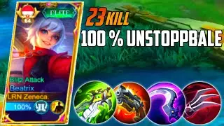 Beatrix 100% Unstoppable 🔥 Damage | Build Beatrix Tersakit 2024 | Build Top Global Beatrix | MLBB