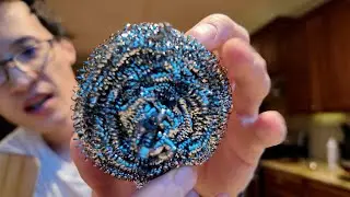 Cleaning My Stainless Steel Cookware with Stainless Steel Wool Scrubber Review & Thoughts