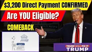 $3,200 Comeback Bill PASSED: Direct Payments Confirmed for SSI & SSDI Recipients