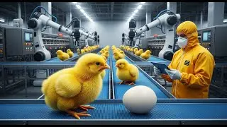 Chicken Mega Factory: Chicken Egg Incubation Technology - Broiler Raising Method & Process in USA