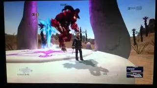 Final Fantasy XI FFXI SMN99WHM49 SMN Summoner Ifrit at Teleport-Mea Telepoint