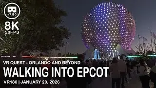 Walking Into EPCOT: Rainbow Connection - VR180