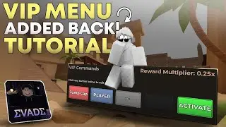 Evade Overhaul VIP Menu Tutorial