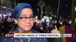 Las Vegas PRIDE Festival kicks off with historic parade in downtown Las Vegas