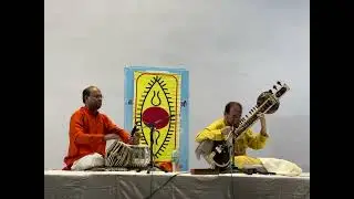 Pt. Kushal Das on Sitar and Shri Ujjwal Bharati on Tabla in #Patna for SPIC MACAY
