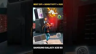📱SAMSUNG GALAXY A35 5G || Free Fire Best Dpi + Sensitivity + Hud 🇧🇷