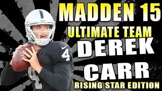 Lets Unlock DEREK CARR Rising Star Edition! Madden 15 Ultimate Team Player Set Unlocked