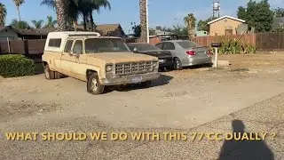 Rescued this 1977 crew cab 3+3 squarebody parked since 95