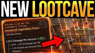 Diablo 4 - NEWEST LOOT CAVE INSANE ANCESTRALS! (HURRY BEFORE PATCH)
