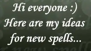 Wizard101 Spell Ideas