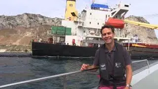 As oil spill reaches Gibraltar’s coastline, divers explore where leak is coming from