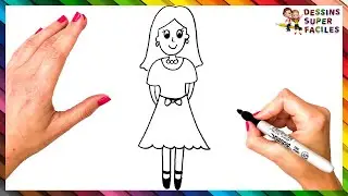 Comment Dessiner une Femme &Eacute;tape par &Eacute;tape 👩 Dessin Facile de Femme