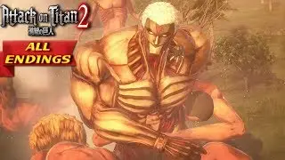 ATTACK ON TITAN 2 ALL ENDINGS Final Cutscenes