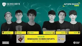 Renegades vs BREN Esports Vainglory 8 SEA Autumn Season S2W2