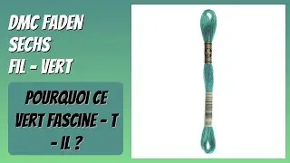 AVIS (2026) : DMC Faden Sechs Fil - Vert. D&Eacute;TAILS