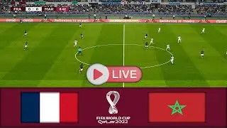 🔴LIVE🔴 FRANCE vs MOROCCO World Cup Qatar 2022 Semi Final  Full Match