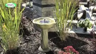 Acadia Solar Birdbath by Smart Solar