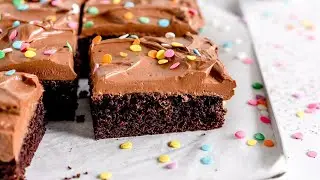 Mini Chocolate Sheet Cake