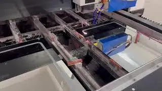 How long does it take to set up a glass laser sand blasting machine for use?