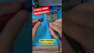 C&oacute;mo usar el multimetro y porque es mejor autorango #mult&iacute;metro #celulares #comousartester