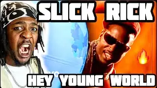 FIRST TIME HEARING Slick Rick - Hey Young World (Official Music Video) (REACTION)