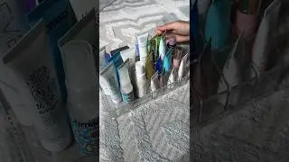 Organizing Samples with Me! #asmr #beauty #aesthetic #samples #shorts #organization