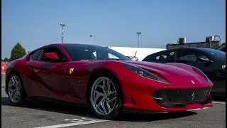 New Ferrari 812 Superfast StartUp & Sound + Walk Around + Truck Loading