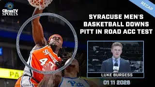 Syracuse Men's Basketball downs Pitt in road ACC test.
