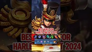 Best build for harley one hit 2024🔥 #mobilelegends#mlbb#tutorial#gameplay#harley#harleybuild