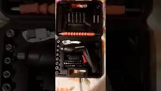 Mini Parafusadeira El&eacute;trica Recarreg&aacute;vel Kit 45 Acess&oacute;rios #parafusadeira