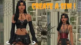 Sims 4 | Goth | Create A Sim  ♡