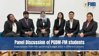 Budget 2023 Expectations: Panel Discussion by PGDM-FM students
