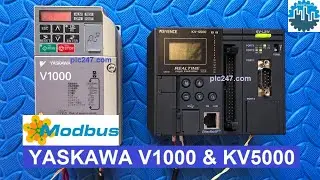 Keyence PLC & YASKAWA V1000 