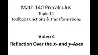 Horizontal and Vertical Reflections of Toolbox Functions
