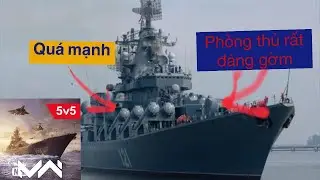 Modern warships - Tuần dương hạm ph&ograve;ng thủ gh&ecirc; nhất game: QuanhoGamer