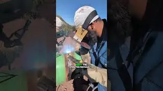 This is how giant pipes are aligned and welded from the inside. #pipewelding  #pipeline