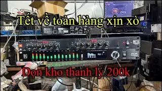 Cuối năm thanh lý các loại từ 200k, nén jbl, vang, lọc xì, nâng tiếng mic, chống hú, lh 0366669888