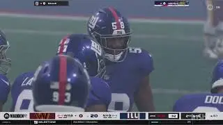 Madden 26 Franchise Season #3 Giants vs Commanders